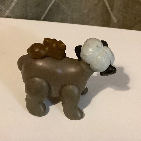 Vtg Disney 101 Dalmatians Colonel Dog & Sergeant Tibbs Cat Toy Figure - Picture 2 of 5